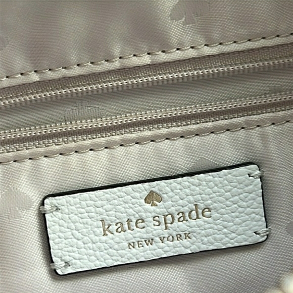 NWOT! Kate Spade White Leather Rainbow Lettered Purse w/ 2 Straps & Dusty - Picture 7 of 16